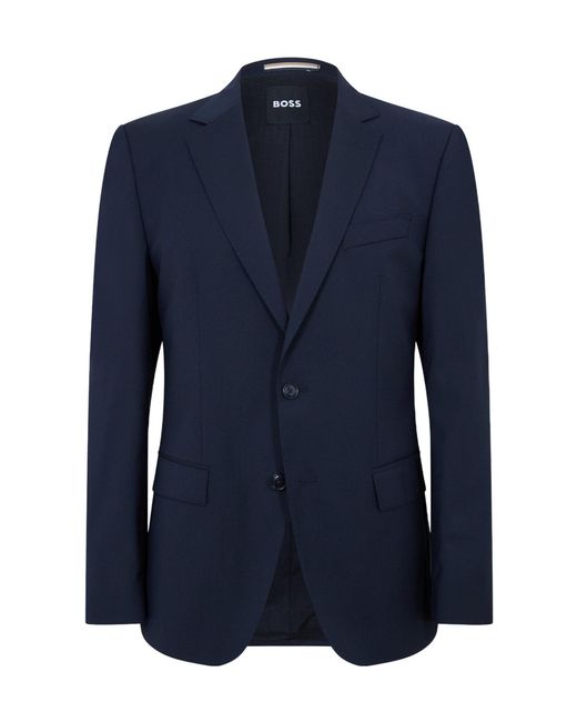 Boss Blue Classic Suit Jacket for men
