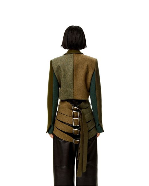Loewe Green Slashed Jacket