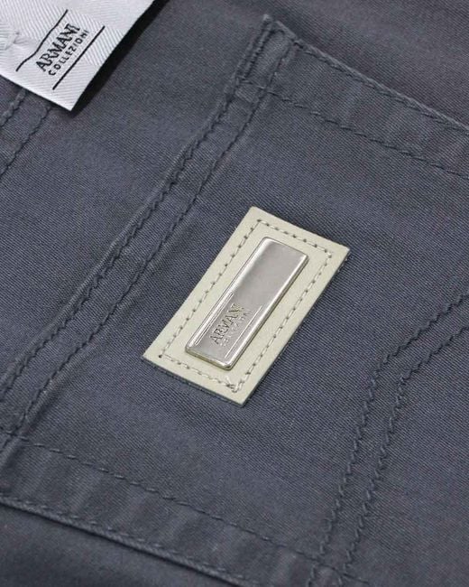 Armani Collezioni Blue Logo Jeans for men