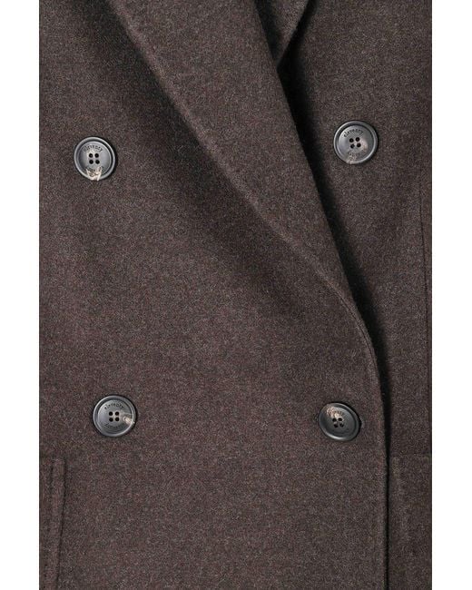Eleventy Brown Double-Breasted Suit Jacket