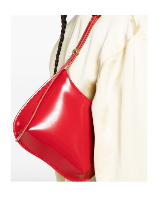 Jacquemus Red Le Petit Bisou Shoulder Bag