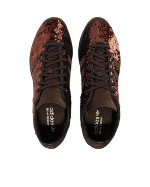 Adidas Brown Sequined Sneakers for men