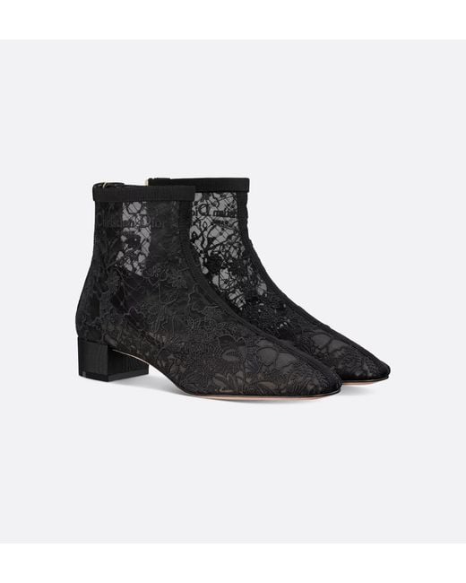 Dior Black Naughtily-D Heeled Ankle Boot