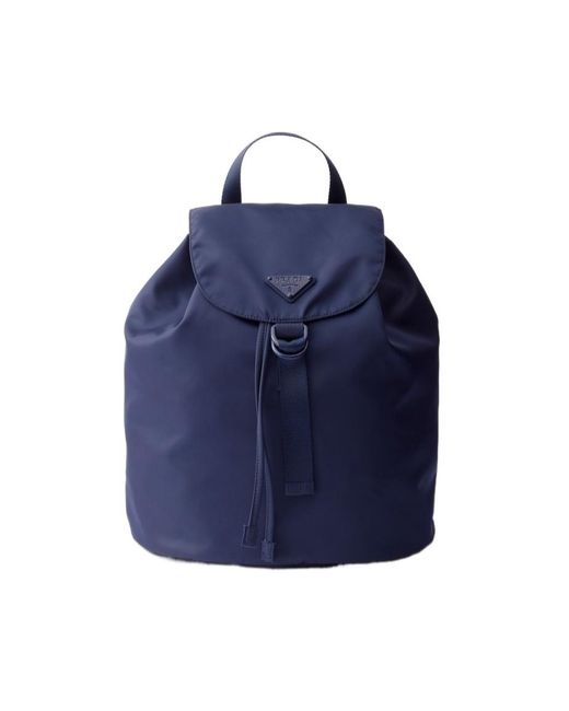 Prada Blue Re-Nylon Backpack