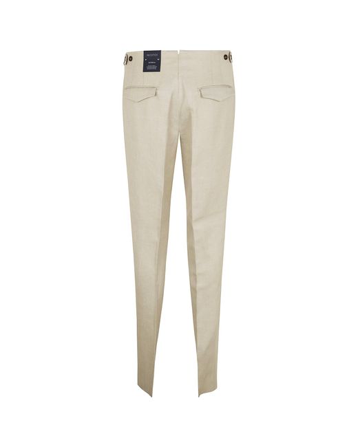 Incotex Natural Tapered Fit Trousers for men