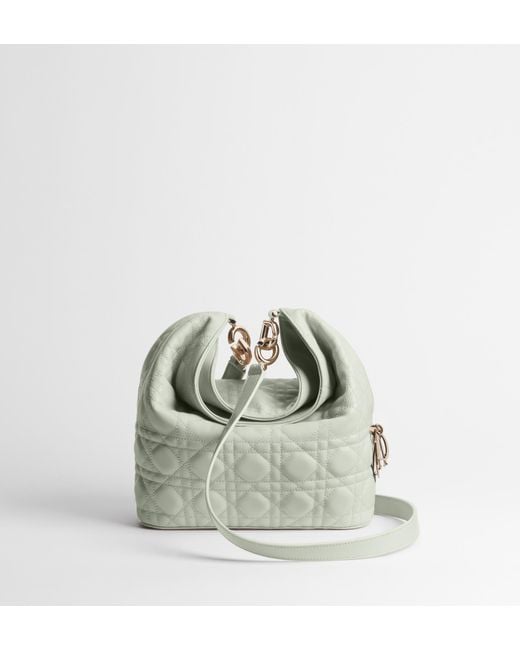 Dior Gray Small Toujours Hobo Bag