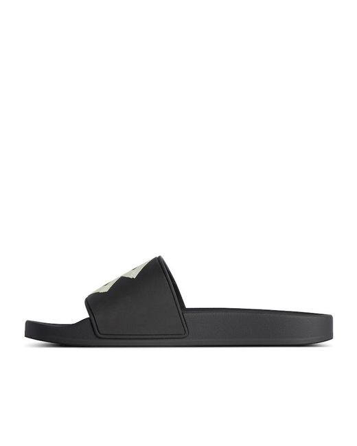 Balenciaga Black Bb Logo Pool Slide Sandals