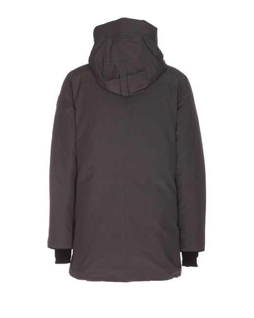 Canada Goose Gray Chateau Buttoned Hooded Parka for men