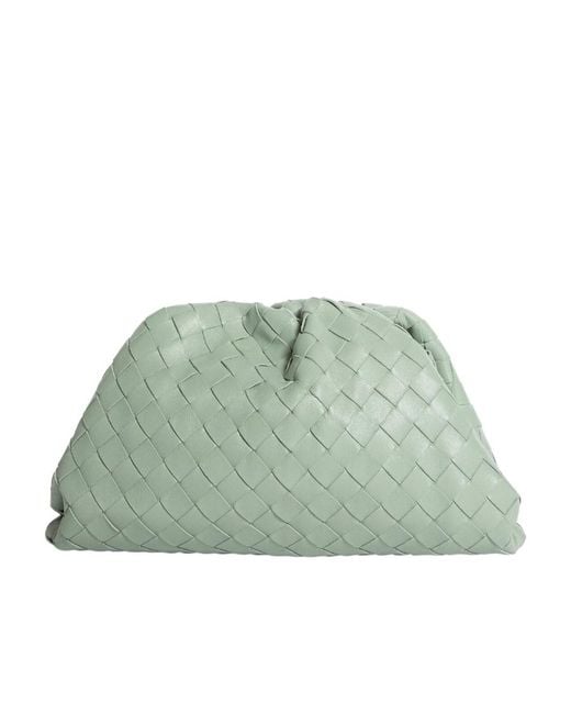 Bottega Veneta Green Teen Pouch Clutch
