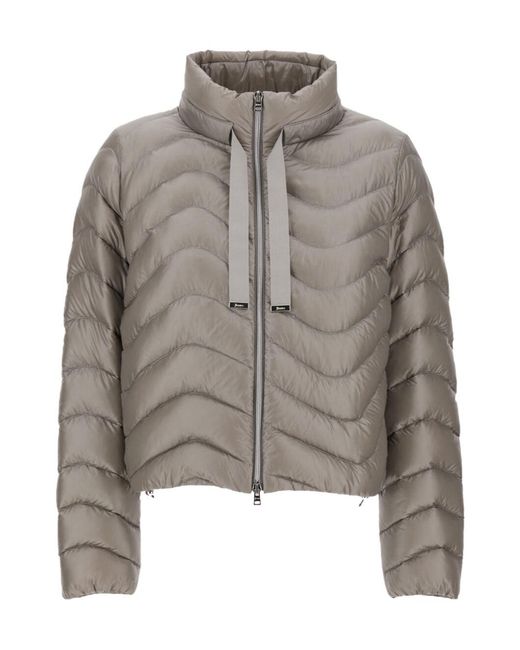 Herno Gray Ultralight Resort Short Jacket