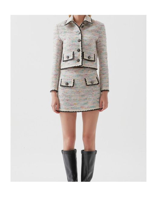 Marissa Chiara Gray Long-Sleeved Jacket