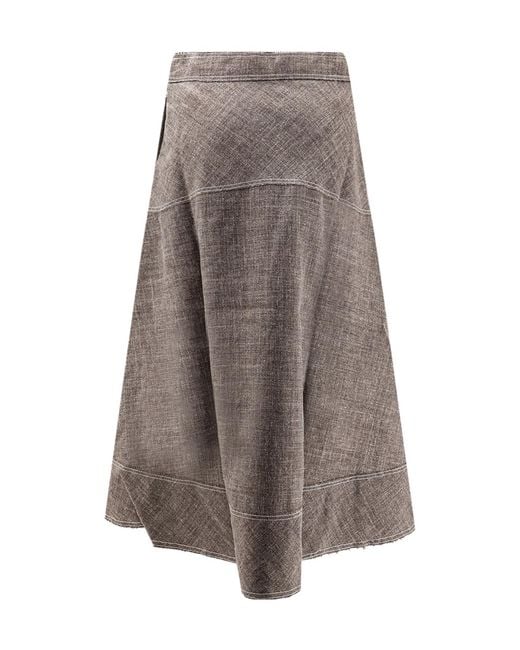 Soeur Brown A-Line Skirt