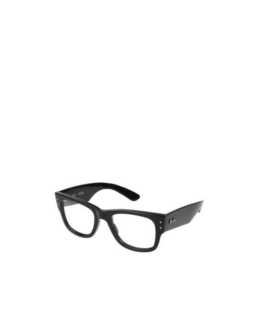 Ray-Ban White Mega Square Frame Glasses for men