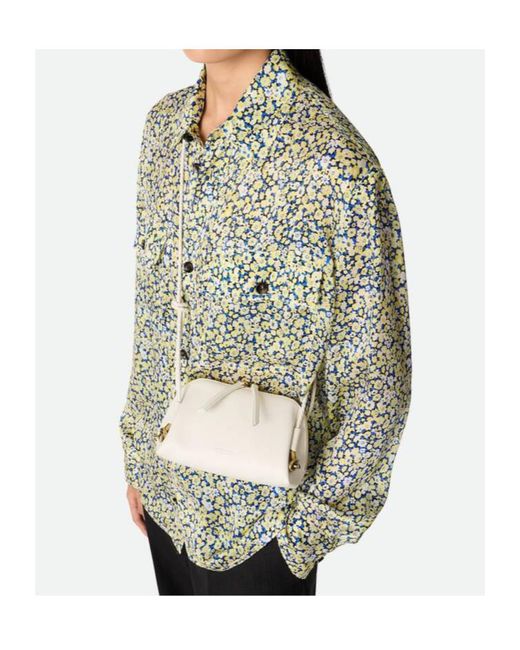 Bottega Veneta White Concert Pouch