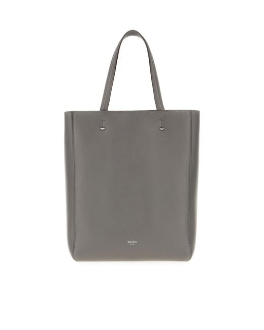 Jimmy Choo Gray Double-Handle Handbag for men