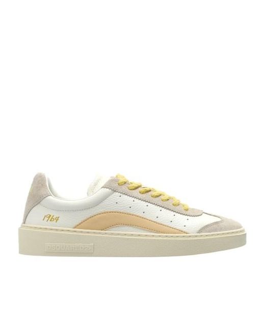 DSquared² Natural Rider Lace-Up Sports Shoes