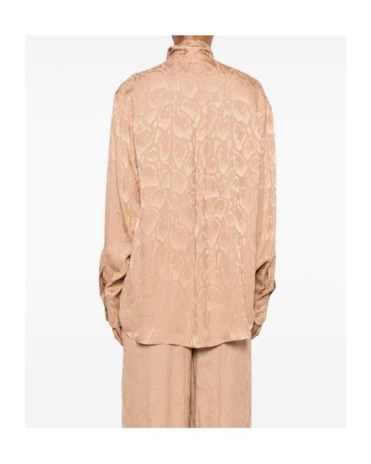 Stella McCartney Natural Jacquard Blouse
