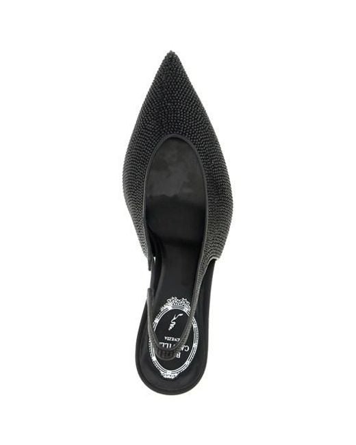 Rene Caovilla Black René Caovilla Jinny Slingback Pumps