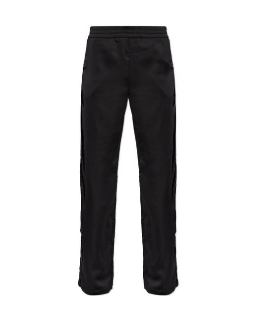 Off-White c/o Virgil Abloh Black Elastic-Waist Athletic Pants