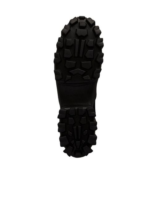 Moncler Black Ridged-Sole Military Boots