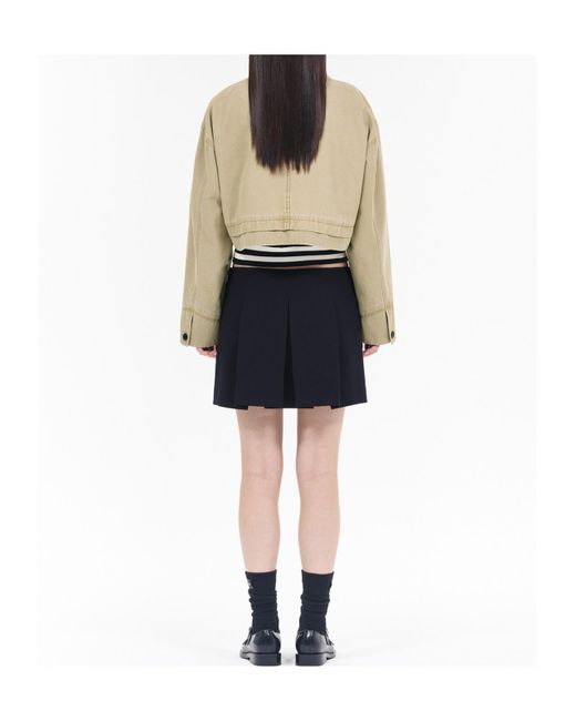 we11done Natural Cropped Jacket