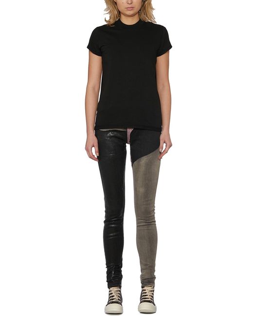 Rick Owens Black Logo Jeans