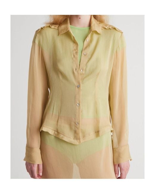 Paloma Wool Green Long-Sleeved Shirt