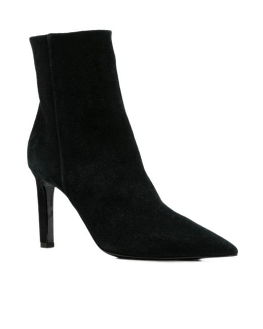 Jimmy Choo Black Frankie Ab Pointed-Toe Ankle Boots