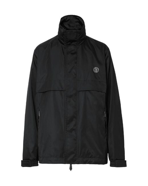 Burberry Black Monogram Motif Lightweight Jacket for men