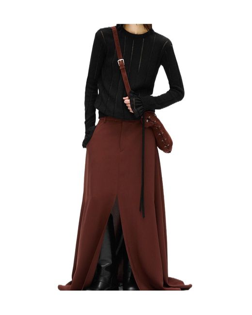 Ann Demeulemeester Brown Nese Sweater