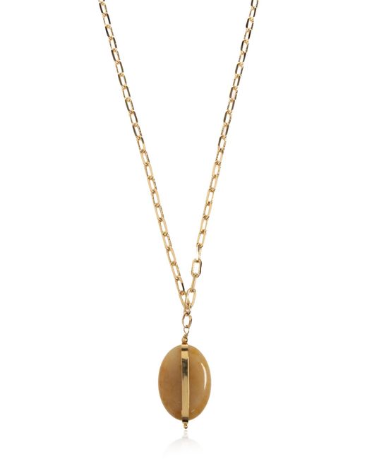 Isabel Marant White Pendant Necklace