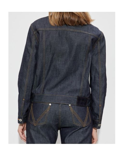 Bottega Veneta Blue Denim Jackets