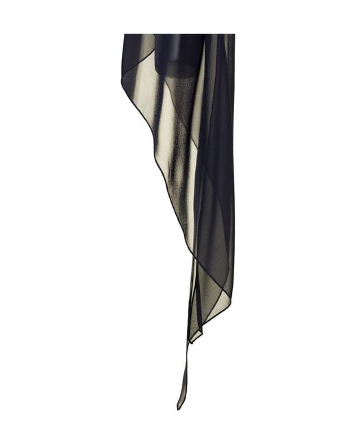 Antonelli Black Asymmetrical Blouse