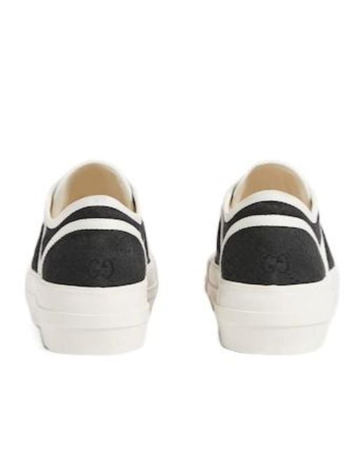 Gucci Black Canvas Sneakers