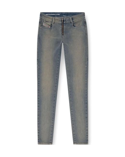 DIESEL Gray 2017 Slandy Jeans