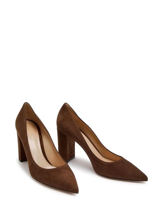 Gianvito Rossi Brown Suede High Heels