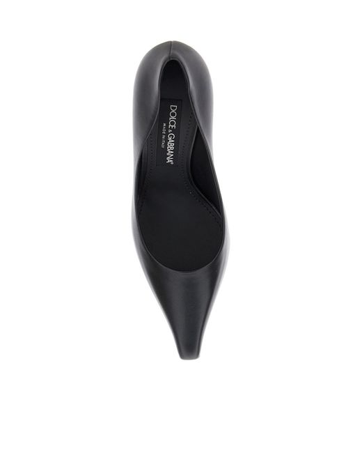 Dolce & Gabbana Multicolor Logo Plaque Pointed Toe Pumps