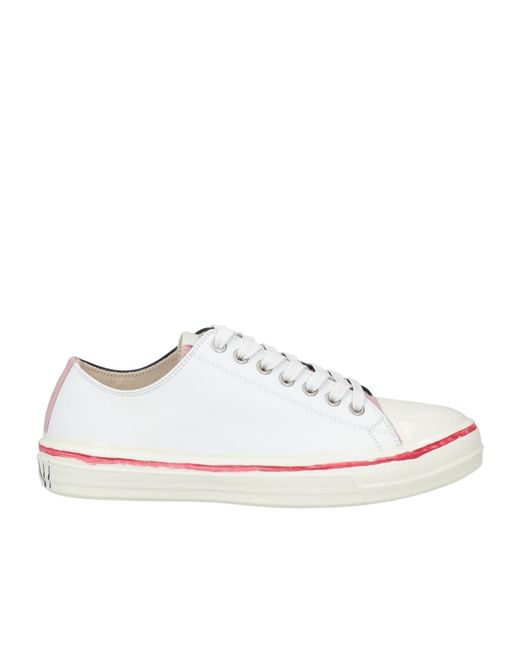 Marni White Low-Top Trainers