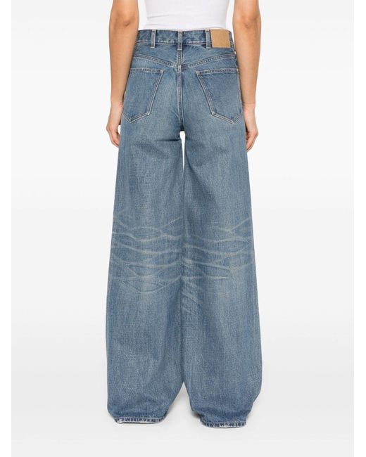 Céline Blue Flared Surf Jeans