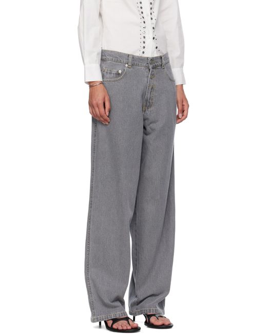 GIMAGUAS Gray Five-Pocket Jeans