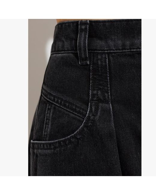 Isabel Marant Black Lisha Tapered Jeans