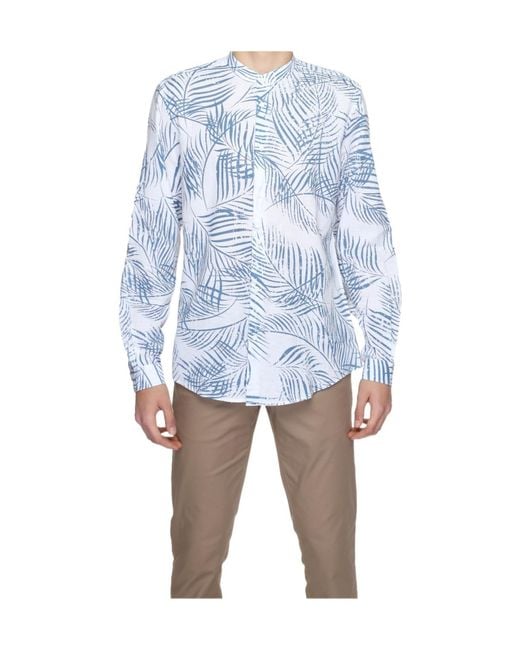 Antony Morato Blue Long-Sleeved Shirt for men
