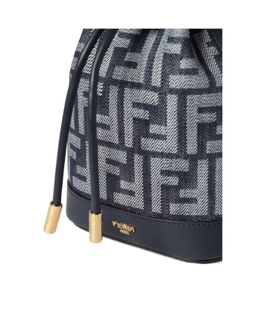 Fendi Black Mon Tresor Mini Bucket Bag