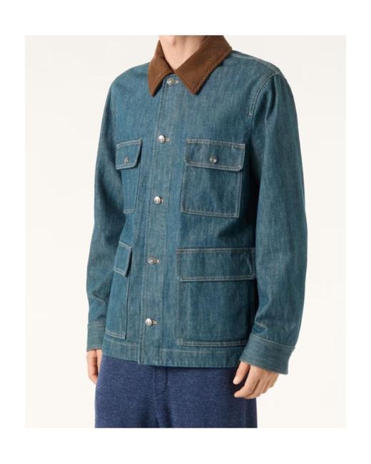 Loro Piana Blue Cobh Jacket for men