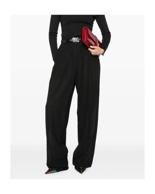 Tom Ford Black Pleated Casual Trousers