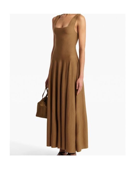 Khaite Brown Jodie Dress