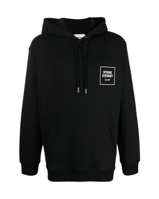 Opening Ceremony Black Graphic-Print Hoodie for men