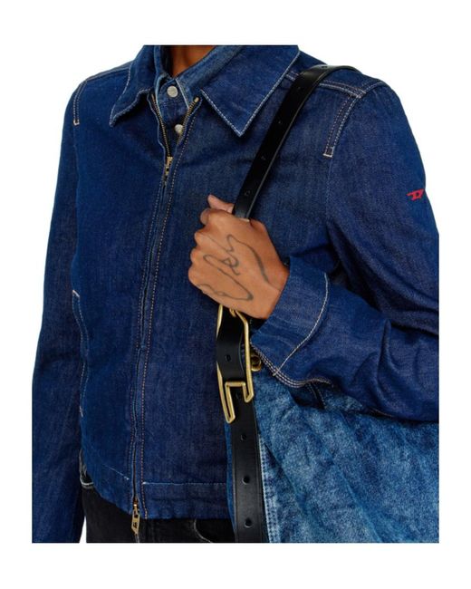 DIESEL Blue De-Corb Jacket