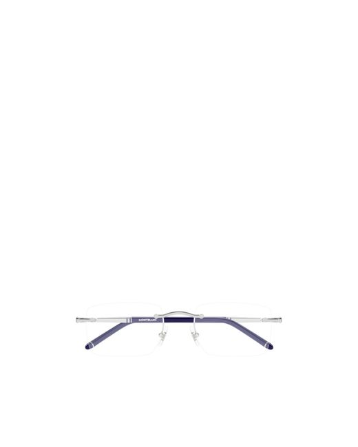 Montblanc Multicolor Eyewear Rectangle Frame Glasses for men