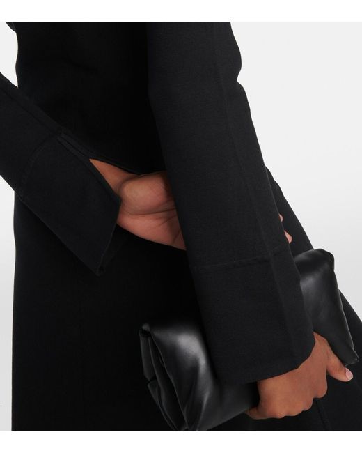 Joseph Black High Collar, Long Sleeves, Midi Length